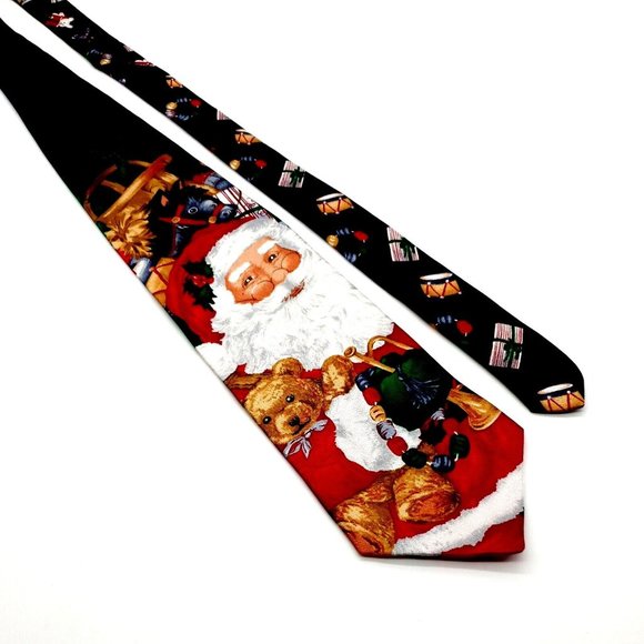Hallmark Other - Hallmark Santa Mens Holiday Necktie Design Collection Holiday Traditions MMG